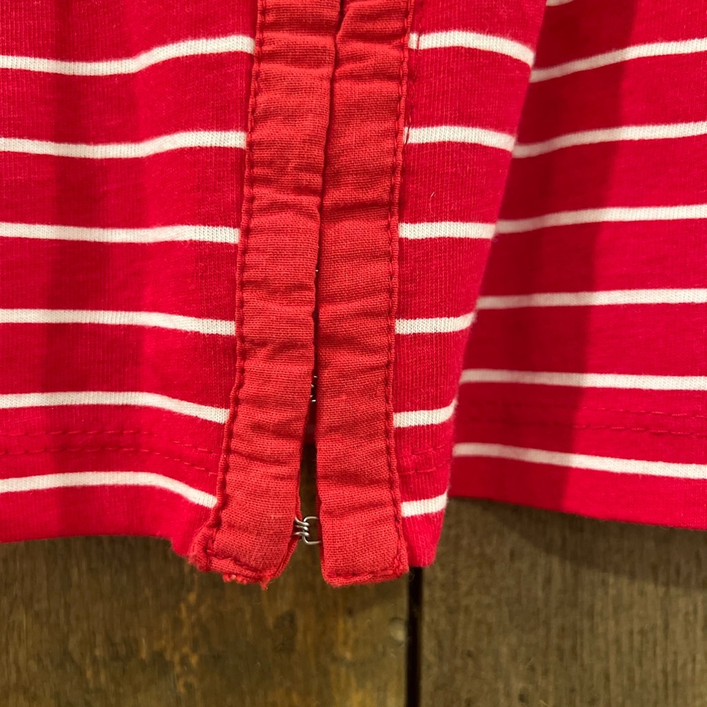 NWT Anthropologie Pilcro Scoop-Neck Stripe Henley Hook Front Tank - Picture 3 of 9
